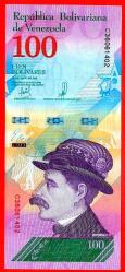 Venezuela 100 Bolivares Soberanos P 106 2018 UNC ÇİL