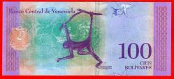 Venezuela 100 Bolivares Soberanos P 106 2018 UNC ÇİL