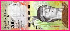 VENEZUELA 20000 BOLIVARES 2016 UNC ÇİL