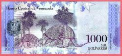 VENEZUELA 1000 BOLIVARES 2017 UNC ÇİL