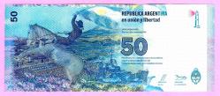 Argentina 50 Pesos 2015 P 362 UNC (TK 17 091) ÇİL