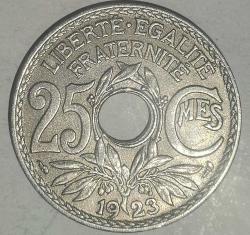 FRANSA 1923  25 CENTIMES