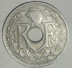 FRANSA 1923  25 CENTIMES