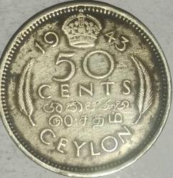 LOT.18 » SRİ LANKA 1943   50 CEYLON