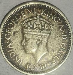SRİ LANKA 1943   50 CEYLON