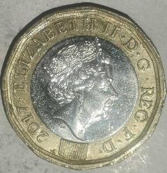 İNGİLTERE  2017  1 POUND