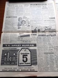 Hürriyet Gazetesi - 11 Mart 1961 - Seçmen Yaşı Belli Oldu 18 - Cemal Gürsel Mecliste İlk Defa Konuştu - Ragıp Gümüşpala'nın İthamlarına Devam Ediyor - Adnan Menderes Bir Defa Daha Mahkum Oldu - Dünyanın En Eski Yanardağı Kula'da - İçişleri Bakanı Nasır Zeytinoğlu Korunmak İstemiyor - 147'lerin İkinci Beyannamesi - Grip Tatili Sinemaların İşine Yaramış - Amerika Türkiye'ye Uranyum Gönderiyor - Gün Battıktan Sonra Aşk Romanı Yazan Elizabeth Seiffert Yazı Dizisi - Dedektif Nik'in Maceraları Çizgi Roman - İstanbul'da Bugün Sinema Ve Tiyatro Programı - Ordu Takımımız Tur Atladı - Mahalli Ligin 2 Karşılaşması Bugün Yapılıyor - Fatoş Çizgi Roman - Güngörmüşler Çizgi Roman - Gökler Hakimi Gordon Çizgi Roman - Nilüfer Çizgi Roman