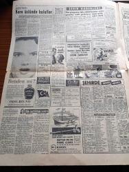 Hürriyet Gazetesi - 22 Mayıs 1961 - Büyük Küçük Her Parti Hummalı Faaliyet İçinde - Kasım Gülek'e Göre Politikada Herşeyden Evvel Çelik Gibi Sinire İhtiyaç Var - Müşterek Pazar İçin Müsait Teklifler - Hazirandan İtibaren Hatice Çıkış Serbest - Hürriyet Meydanı Yayalara Tağşiş Edilecek - Troleybüsün İlk Seferi - Güreşçi Ömer Dilmen'in Bulgaristan'da Serbest Bırakılma İhtimali Belirdi - Gün Battıktan Sonra Aşk Romanı Yazan Elizabeth Seiffert Yazı Dizisi - Dedektif Nik'in Maceraları Çizgi Roman - Brigitte Bardot Uslandı - Kazova Mayoları - Defterimi Kapıyorum Aşk Romanı Fazıla Atabek - Doktorunuz Diyor Ki Hazırlayan Profesör Doktor Nuri Ergene - Mavi Ufuklar Aşk Ve Macera Romanı Çizen Faruk Geç - Mintax - Galatasaray Ankaragücünü 2 1 Yendi - Yeşildirek Mahalli Lig Şampiyonu Oldu - Çarşambaya Japonya'ya Gidecek Olan Güreşçilerimizle 1 Gün - Fatoş Çizgi Roman - Gökler Hakimi Gordon Çizgi Roman - Güngörmüşler Çizgi Roman - Nilüfer Çizgi Roman - Ordu Basketbol Takımımız Fransa'ya Mağlup Oldu