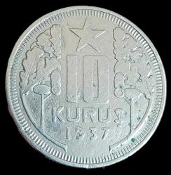 1937 10 Kuruş