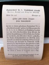 K123--3--ALMANYA NAZİ PROPAGANDA KARTI--- HİTLER İMZA VERİYOR