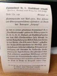 K123--3--ALMANYA NAZİ PROPAGANDA KARTI--- HİTLER 1933 LEİPZİG KRUVAZÖRÜ