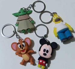 Yoda Simpsons Jerry Mickey mouse süs aksesuar anahtarlık nostalji tasarım dekor hediye vintage retro koleksiyon reklam promosyon