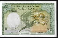 ** GÜNEY  VİETNAM ( 5 * DONG ) 1955 - ÇİL