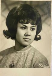 Efemera - Yan profil poz veren kadın fotoğrafı .ORİJİNAL SİYAH & BEYAZ, 13x 8cm EBADINDA - 1940'LAR, 1950'LER, 1960'LAR ve 1970'LER - kitantik - kitaLog