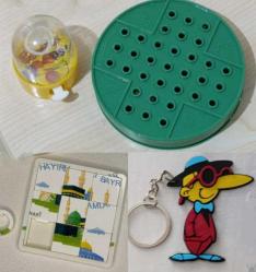 Nostaljik ürünler. TipiTip anahtarlık. Solo test. Kaydırmalı sürtmeli mini puzzle yapboz. Mini basket oyuncağı koleksiyon vintage retro tasarım hediye süs aksesuar