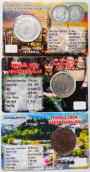 1960--1980 Arası 25 Kuruş-50 Kuruş-1 Lira 3 Adet..