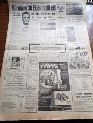 Cumhuriyet Gazetesi - 3 Ekim 1961 - Mısır Elçisine Ankara'yı Terketmesi Bildirildi - Çanakkale Hadisesi İle İlgili Tahkikata Dünkü Gelişmeler - Taşlıtarlanın Eski Demokrat Parti Ocak Başkanı Olan Hüseyin Kansız Örfi İdareye Verildi - Beyrut Elçilik Binasına Bomba Atan Şahıs Hala Yakalanamadı - Partilerin Radyo Konuşmaları - Samsunlu Vatandaş Çengel Hafız Seçim Neticesini Nasıl Görüyor - Çaresaz Yazan Halide Edip Adıvar Yazı Dizisi - Sinema Ve Jandarma Halil Yazan Cevat Fehmi Başkut Köşe Yazısı - Bay Oscar Karikatür - Profesör Nimbüs'ün Maceraları Çizgi Roman - Kürtler 3 Irak Askeri Uçağını Düşürmüşler - Panama Kanal İhtilafı Büyüyor - Yurtta Seçim Mücadelesi İntibaları - Tunceli'de Hiç Bir Parti Barajı Aşamayacak Mı - Resimli Roman Bankerin Milyonları Çizen Yves Sayol - Avrupa Şampiyon Kulüpler Turnuvasında Fenerbahçe'nin Rakibi Nürnberg 30 Ekimi Teklif Etti - Pele Hasta