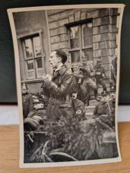 K123--4--ALMANYA NAZİ PROPAGANDA KARTI--- BERLİN GOEBBELS MİTİNG KONUŞMASI