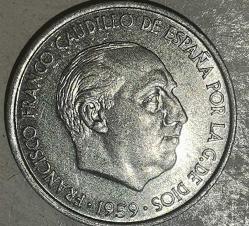 İSPANYA 1959   10 CENTIMOS