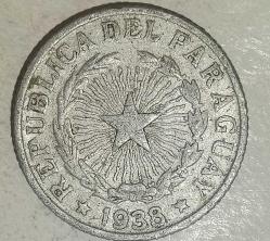 PARAGUAY  1938  2 PESOS