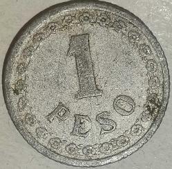 LOT.14 » PARAGUAY  1938  1 PESOS