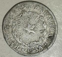 PARAGUAY  1938   50 CENTAVOS