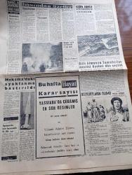 Son Havadis Gazetesi - 18 Eylül 1961 - Adnan Menderes De İdam Edildi Fotoğraf - İnfazdan Önce Adnan Menderes Muayene Edildi Fotoğraf - Milli Birlik Komitesi İrtibat Bürosunun 61 Numaralı Tebliği -  Eski Başvekil Adnan Menderes İdam Sehpasına Doğru Giderken Fotoğraf - Adnan Menderes İdam Edilmeden Bir Kaç Dakika Evvel - Ragıp Gümüşpala Sıtkı Ulay'la 55  Dakika Görüştü - Hürses Gazetesi Sahibi Rahmi Yalın Tevkif Edildi - Türkiye'de Komünist Hareketleri Hazırlayan İlhan Darendelioğlu Yazı Dizisi - Tevfik Fikret ve Hürriyet Yazan Faruk K. Timurtaş - Meksika'da Ayaklanma Bastırıldı - Bozkurtların Ölümü Yazan Nihal Atsız - Yaman Pilot Çizen Sdyney Jordan - Arı Hafiye Çizen Harry Smith - Paris Celladı Yazan H. M. Mons Yazı Dizisi - Bugünkü Burç Falınız - İstanbul Ankara Radyosu Programı - Irak'ta Kürt İhtilali Tehlikeli Bir Hal Alıyor - Seyfi Kurtbek Adalet Partisi Senato Adayı - 2 İnkılap Aleyhtarı Yakalandı - Beşiktaş Dün De Karagümrük Önünde Boyun Eğip Yenildi -  Lefter Küçükandonyadis