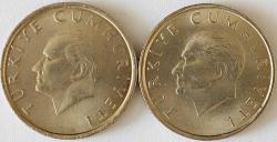 Türkiye Cumhuriyet 1999 Yılı 10 Bin Lira Ters Düz Takım  8173