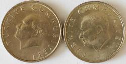 Türkiye Cumhuriyet 1997 Yılı  10 Bin  Lira/İnce PUL  /Ters Düz/ Takım 6497