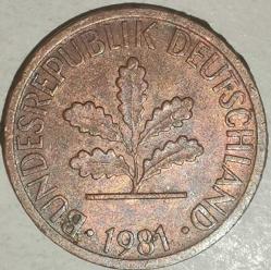 ALMANYA 1981 F   1  PFENNIG