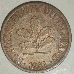 ALMANYA 1981 F   1  PFENNIG