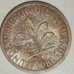 ALMANYA 1981 F   1  PFENNIG
