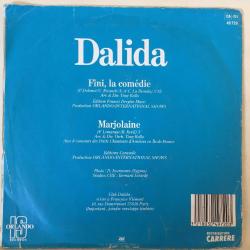 Dalida / Fini, La Comédie - Marjolaine / France 1981 / 45'lik / *pop*