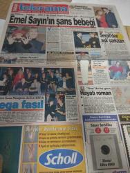 SABAH MELODİ GAZETESİ VE SABAH TELERAMA GAZETESİ KADINLARA ÖZEL GAZETESİ - 27 Şubat 1993 -Karikatürler-Walt Disney/Boncuk-Mort Walker-Dick Browne/Bizim Aile-Tom Armstrong/Marvin-Graham Allen-John Dodd/Kral Kedi-Süleyman Turan/Dön Artık-Astroloji-Bülent Kısa-Klinik-Meltem Pusat-Telerama Programı-Sabah Filmleri-Öğlen Filmleri-Akşam Filmleri-Erdoğan Sevgin-Emel Sayın konseri-gecenin rengi-serpil çakmaklı-fenerbahçe altay-ispanya ligi-coşkun açıkgöz-aziz üstel-nurseli idiz-kenan erçetingöz-gülbahar merdivan-çiğdem tunç-atilla atasoy-bora erdem-alpay-selahattin alpay-mehmet Ali erbil-aynur aydan-hayatı roman-çitlembik-mega fasıl-müzeyyen senar-safiye ayla-afife edipoğlu-sevim tanürek-sevim çağlayan-ümit şener-ilhan şen-şadan adanalı-suna sunay-enver tanış-abdullah yüce-mustafa keser-türkan şoray-necip Fazıl kısakürek-ayşecik cimcime hanım-köpekler-hayaletler şatosu-yastık kavgası-ağlayan kadın-izzet günay-küçük casuslar-orta yaş bunalımı-ismail hazar-Umut taksi-suna yıldızoğlu-osman cavcı - İdil Koleksiyon