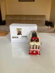 Nostaljik Tramvay Dekoratif Biblo Sıfır Paketinde Nadir