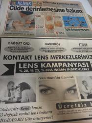 SABAH MELODİ GAZETESİ VE SABAH TELERAMA GAZETESİ KADINLARA ÖZEL GAZETESİ - 16 Mayıs 1994 -Karikatürler-Walt Disney/Boncuk-Mort Walker-Dick Browne/Bizim Aile-Tom Armstrong/Marvin-Graham Allen-John Dodd/Kral Kedi-Süleyman Turan/Dön Artık-Astroloji-Bülent Kısa-Klinik-Meltem Pusat-Telerama Programı-Sabah Filmleri-Öğlen Filmleri-Akşam Filmleri-Erdoğan Sevgin- şampiyonun öyküsü-savaşa ait-a takımı-tarabya'daki şeytan üçgeni-nurhan damcıoğlu-mahallenin muhtarları-rezalet-objektif-inönü stadı-danimarka-kadir çelik-nedim saban-arkadaş arıyorum-gülşen abi-yalan rüzgarı-doğum günü partisi-istikrar paketi-opera-marketim-bingo-hediyelik baton çikolata-bulaşık makinesi deterjanı-yaz helvası-yumurtalık kanserine dikkat kısa çizgiyi lens kampanyası-kadının en büyük sorunu-çekmece açılmazsa-pratik stiller-tek başına bir kadın-evlilik delisi-sonsuz yumruk-sevemez kimse seni-kartal tibet-hülya koçyiğit-fotoğraflar-kan kardeşler-serdar gökhan-necla nazır-gün başlıyor-spor haberleri
