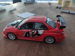 Welly Subaru Impreza Performance APR Model Araba - 1/24 Ölçek (kutusuz , sıfır ürün)