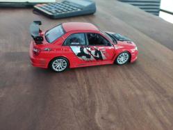 Welly Subaru Impreza Performance APR Model Araba - 1/24 Ölçek (kutusuz , sıfır ürün)