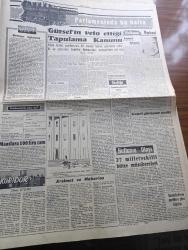Cumhuriyet Gazetesi - 22 Şubat 1964 - İsmet İnönü'ye Suikast - Suikastçi Başbakan İsmet İnönü'ye Dört Metre Mesafeden Tabanca İle Üç El Ateş Etti İsabet Kaydedemedi - Suikastçi Mesut Suna Kayseri'de Çalışan Bit Elektrik İşçisi - Olay Anında İsmet İnönü'nün Yanındaki Tek Gazeteci Cumhuriyet Muhabiri Haluk Besen Anlatıyor - Suikast Yazan Ecvet Güresin - Suikastçının Eşi İle Çocukları Dün Nezaret Altına Alındı - İlhan Selçuk Köşe Yazısı - Bay Oscar Karikatür - Herkesin Cenneti Yazan Rikkat Köknar Yazı Dizisi - Haftanın Olaylarında Toplu Bakış Yazan Hilmi Yavuz - Öldüren Sir Çizgi Roman - 40 Yıl Önce Meclis Kuranı Kerim'in Tercümesini Kabul Etti - Zencilerin Çilesi Yazan Vecdi Kızıldemir Yazı Dizisi - Beşiktaş'ın İzmir'de Karşıyaka İle Oynuyor - İsmet İnönü'ye Suikast Teşebbüsü Olayı İle İlgili Diğer Resimler