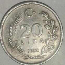 TÜRKİYE 1984 20 LİRA