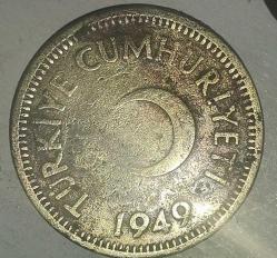 TÜRKİYE  1949   25 KURUŞ