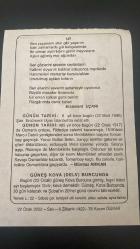 22 OCAK 2002 - TAKVİM YAPRAĞI - DOĞUM GÜNÜ HEDİYESİ - BÜYÜK SAATLİ MAARİF TAKVİMİ - HZ.MUHAMMED - ERCÜMENT UÇARI'NIN VEFATI - RİDANİYE ZAFERİ - GÜNEŞ KOVA BURCUNDA