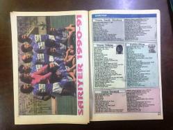 FOTOSPOR GAZETESİNİN DERGİ EKİ, 1990'LAR - FUTBOLCULAR ALBÜMÜ-3 - UĞUR TÜTÜNEKER, MÜLLER - ROTARIU, GALATASARAY 1990-91 TAKIM KADROSU - CÜNEYT TANMAN - ERDAL KESER - YUSUF ALTINTAŞ - NEZİHİ BALOĞLU - TAYFUN HUT - TALAT ALPTEKİN - PREKAZİ - TANJU ÇOLAK - TUGAY KERİMOĞLU - GAZİANTEP 1990-91 TAKIM KADROSU - GENÇLERBİRLİĞİ 1990-91 TAKIM KADROSU - KARŞIYAKA 1990-91 TAKIM KADROSU - SARIYER 1990-91 TAKIM KADROSU - DİADORA KRAMPON REKLAMI - KOZMEPAR KOZMETİK REKLAMI - 32 SAYFA TAM TAKIM SPOR DERGİSİ