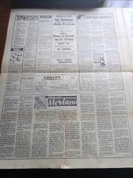 Adalet Gazetesi - 20 Kasım 1963 - Atatürk'ü Anlamak Köşe Yazısı - İşçilere Seçme Hakkı Tanınıyor - Ankara'da Seçimlerin Neticeleri Neden Geç Alınmıştır - Asaletmeap Davası Bugün - Ragıp Gümüşpala Dedi Ki Millet Adalet Partisinin İledir - Nedim Ökmen Hakkında İki Davaya Bakıldı - İş Bankası İle İlgili Açıklama - İslam'ın Nuru Mevlana Yazan Cenap Yakar Yazı Dizisi - Türkiye'nin Modern Doğum Evi Adana'da - Bir Gazetecinin Not Defteri Yazan Cehdi Şahingiray -  Ziraat Bankası 100 Yaşında - T.C. Ziraat Bankası Genel Müdürü Akil Kitapçı - Haluk Kansu'nun 100. Yıl Demeci - Hayvan Çiftliği George Orwell'den Çeviren Mustafa Yazgan Yazı Dizisi - Sultan Aziz Yazan Kispetlioğlu - Sempatik Ses Sanatkarı Kazım Birol Şen Çalar Plaklarında Dinleyiniz - Türkiye İtalya Önünde - Maç 14.30 Da Radyoda Naklen Yayınlanacak - Fenerbahçe İzmir İçin Dün Gece Kampa Girdi -  Zurich Antrenörü Maurer Galatasaray'ı Eleyecegiz Dedi