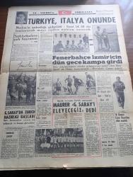 Adalet Gazetesi - 20 Kasım 1963 - Atatürk'ü Anlamak Köşe Yazısı - İşçilere Seçme Hakkı Tanınıyor - Ankara'da Seçimlerin Neticeleri Neden Geç Alınmıştır - Asaletmeap Davası Bugün - Ragıp Gümüşpala Dedi Ki Millet Adalet Partisinin İledir - Nedim Ökmen Hakkında İki Davaya Bakıldı - İş Bankası İle İlgili Açıklama - İslam'ın Nuru Mevlana Yazan Cenap Yakar Yazı Dizisi - Türkiye'nin Modern Doğum Evi Adana'da - Bir Gazetecinin Not Defteri Yazan Cehdi Şahingiray -  Ziraat Bankası 100 Yaşında - T.C. Ziraat Bankası Genel Müdürü Akil Kitapçı - Haluk Kansu'nun 100. Yıl Demeci - Hayvan Çiftliği George Orwell'den Çeviren Mustafa Yazgan Yazı Dizisi - Sultan Aziz Yazan Kispetlioğlu - Sempatik Ses Sanatkarı Kazım Birol Şen Çalar Plaklarında Dinleyiniz - Türkiye İtalya Önünde - Maç 14.30 Da Radyoda Naklen Yayınlanacak - Fenerbahçe İzmir İçin Dün Gece Kampa Girdi -  Zurich Antrenörü Maurer Galatasaray'ı Eleyecegiz Dedi