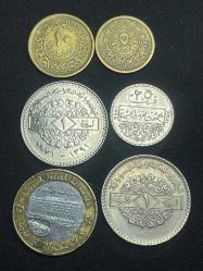 1960 İLE 2003 YILLARI ARASI SURİYE PARA KOLEKSİYONU 10 ADET