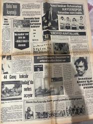 İNCİ SPOR GAZETESİ VE TERCÜMAN GAZETESİ SPOR SERVİSİ GAZETESİ - 22 AĞUSTOS 1974 -Yeni bir Galatasaray’a doğru-Aydın Ürgen-Necati bilgiç-Ergün hiçyılmaz-J. J. Mansell-Türk gençliği ve Türk sporunun meseleleri-cezmi basar-Orhan Ayhan-Taylan Uygur-neriman Tekil-Avrupa milletler kupası-Nejdet Özmenek-Samsunlu Sami-İhsan sertbarut-Erciyes Kartalları-Kayserispor-İsmet hatipoğlu-Murat taşkın - beckenbauer - Erciyes Panteri kaleci Çetin-fahri altınel - olcayto -yaşar doğu - Ali gümüş - nasuh akar - Türk güreşi - Londra olimpiyatları