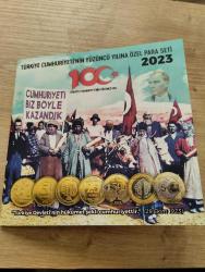 TÜRKİYE CUMHURİYETİ'NİN YÜZÜNCÜ YILINA AİT ÖZEL PARA SETİ - 2023 MADENİ PARA SETİ