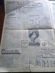 Cumhuriyet Gazetesi - 19 Ekim 1957 - Bir Savaşçı Yazan Nadir Nadi Köşe Yazısı - Adnan Menderes Dün İsmet İnönü'ye  Ağır Bir İthamda Bulundu - Üstad Hüseyin Cahit Yalçın'ı Dün Kaybettik Fotoğraf  - Hürriyet Partisi Seçim Beyannamesi Açıklandı - Türk Uçakları Suriye Üzerinde Uçmamıştır - Cumhurbaşkanı Neden Seçim Nutku Söylüyor - Cumhuriyetçi Millet Partisi'nin Dünkü Büyük Mitingi - Maliye Bakanı Bir Gram Altın Dahi Satılmamıştır - - 20 Liraya Bir Yahudi Nakleden M. Kenan Kan Yazı Dizisi - İblisin Kızı Yazan Guy Des Cars Yazı Dizisi - Abdurrahman Gazi Garnizonunun Temeli Dün Atıldı - Kıbrıs'ta Bombalar Patlamaya Başladı - Burhan Felek Köşe Yazısı - Ankara'da Asya Gribi Şiddetlendi - Asya Gribine Yakalanan Hürriyet Partisi Liderleri - Dünkü İlk Antremanda Yalçın Granit Milli Takımdan Affını İstedi - Ankara Kapalı Spor Sarayı Açılıyor - Seçim Nutuklarını Dinleyen Şapkalar Muzaffer Celasun Bildiriyor - Hüseyin Cahit Yalçın'ın Ölümü Ve İsmet İnönü - 27 Yılda Bir Çivi Çakılmadığı İddiası