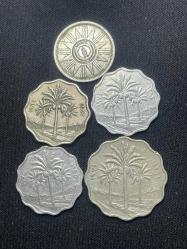 1959  İLE 1981 YILLARI ARASI IRAQ-IRAK 17 ADET KOLEKSİYON PARALAR